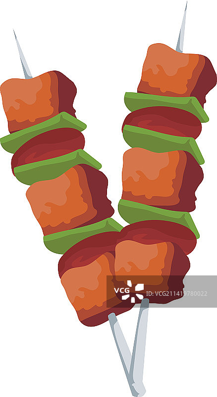 烤肉串设计图片素材