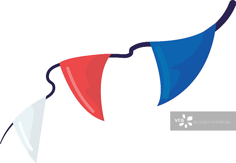 彩色花环图片素材