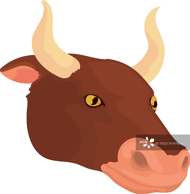 水牛面部设计图片素材