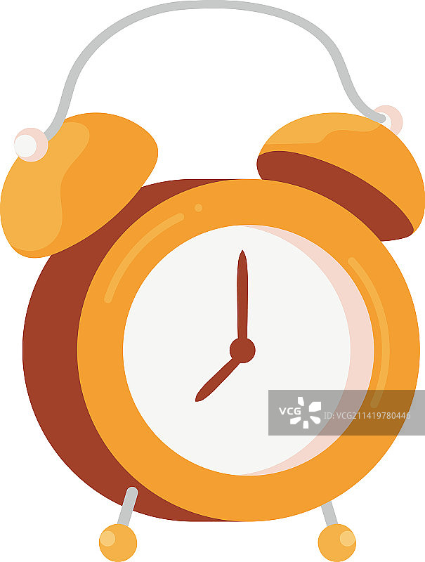 黄色时钟设计图片素材