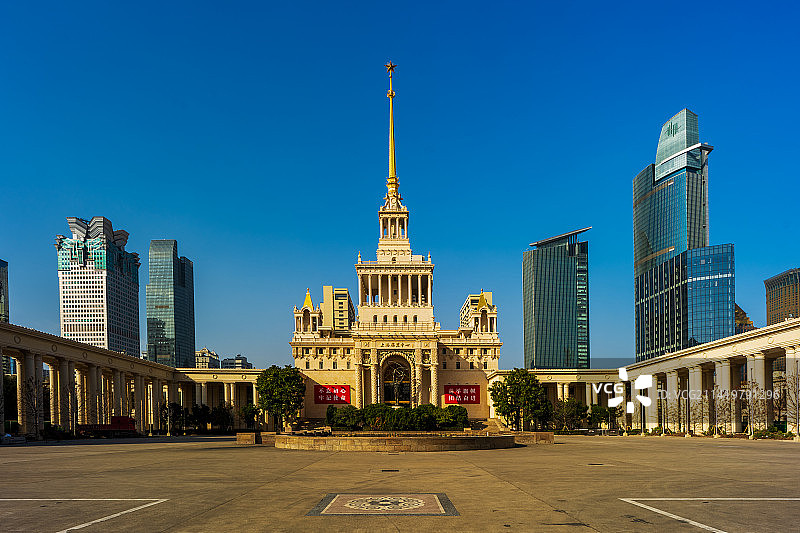 上海展览馆图片素材