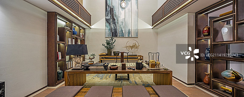 样板间书房图片素材