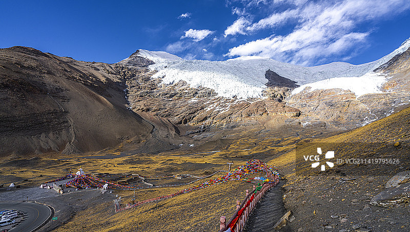 卡若拉冰川图片素材