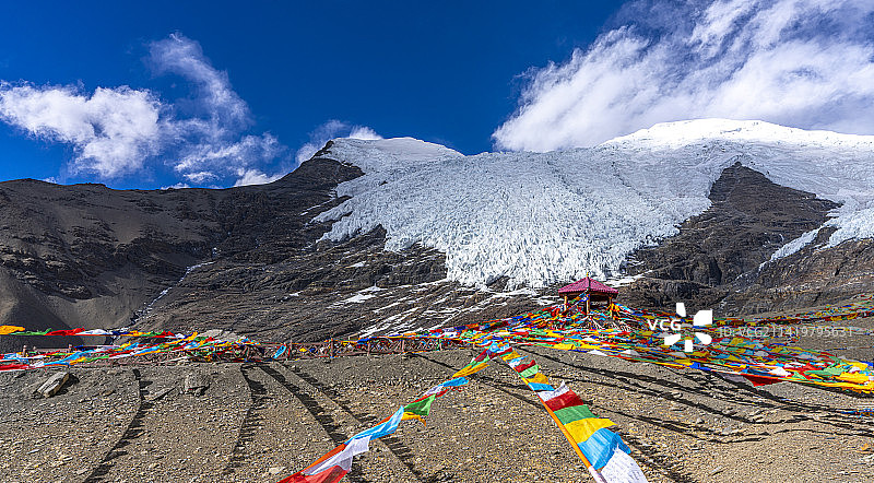 卡若拉冰川图片素材