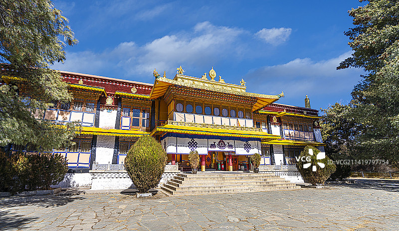 罗布林卡图片素材