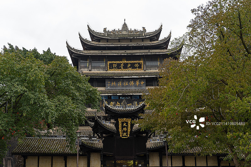 中国重庆市潼南区大佛寺图片素材