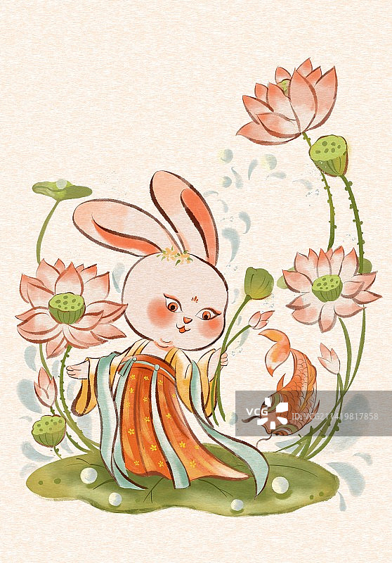 年年有鱼图片素材