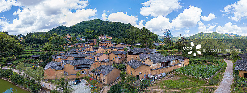 中国传统村落丽水松阳酉田村图片素材