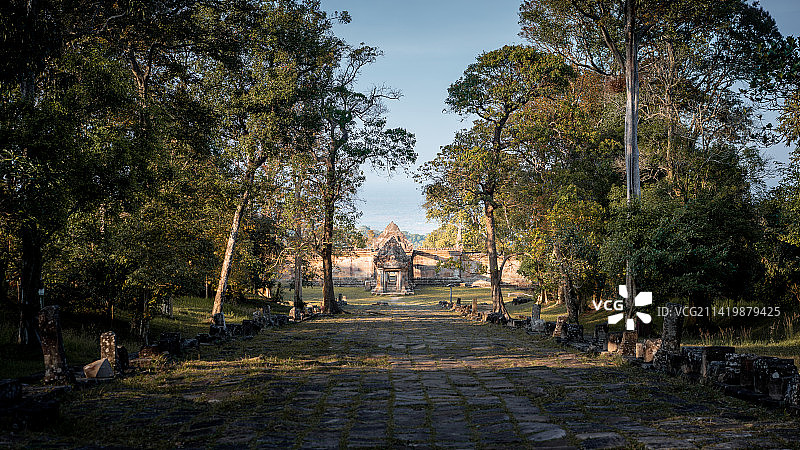 柬埔寨世界文化遗产柏威夏寺Preah Vihear图片素材
