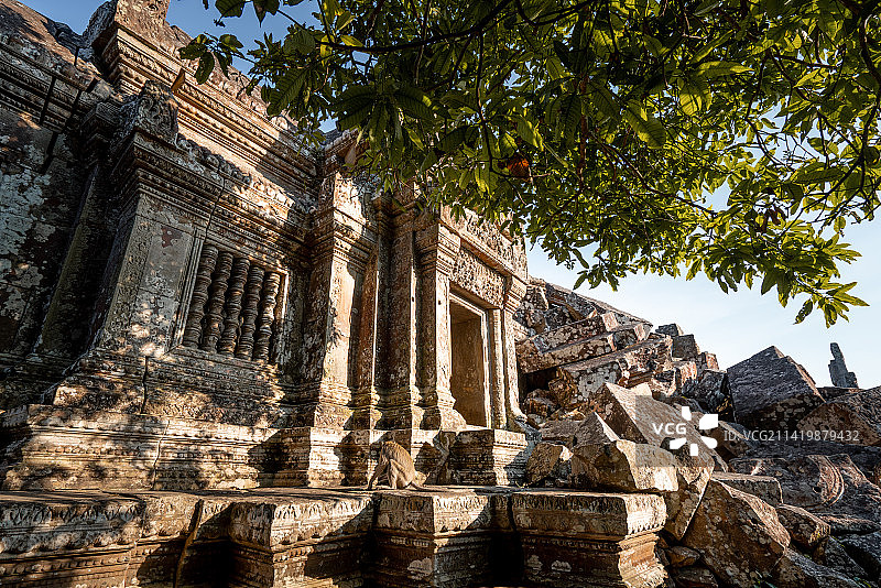 柬埔寨世界文化遗产柏威夏寺Preah Vihear图片素材