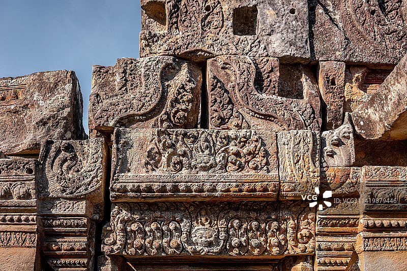 柬埔寨世界文化遗产柏威夏寺Preah Vihear图片素材