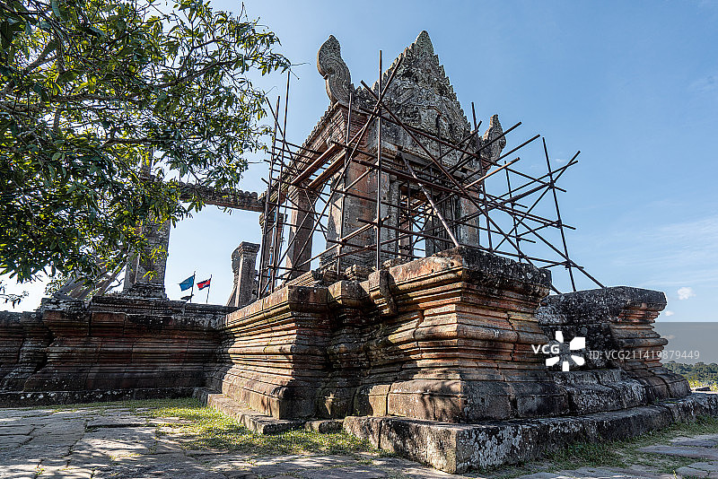 柬埔寨世界文化遗产柏威夏寺Preah Vihear图片素材