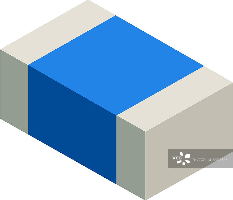 2.5D半导体零件组合图片素材