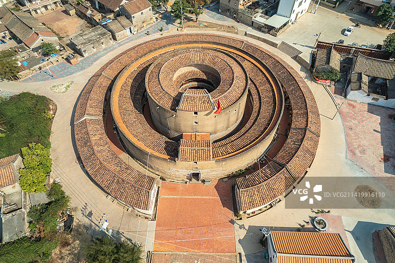 福建漳州漳浦县深土镇锦江楼土楼图片素材