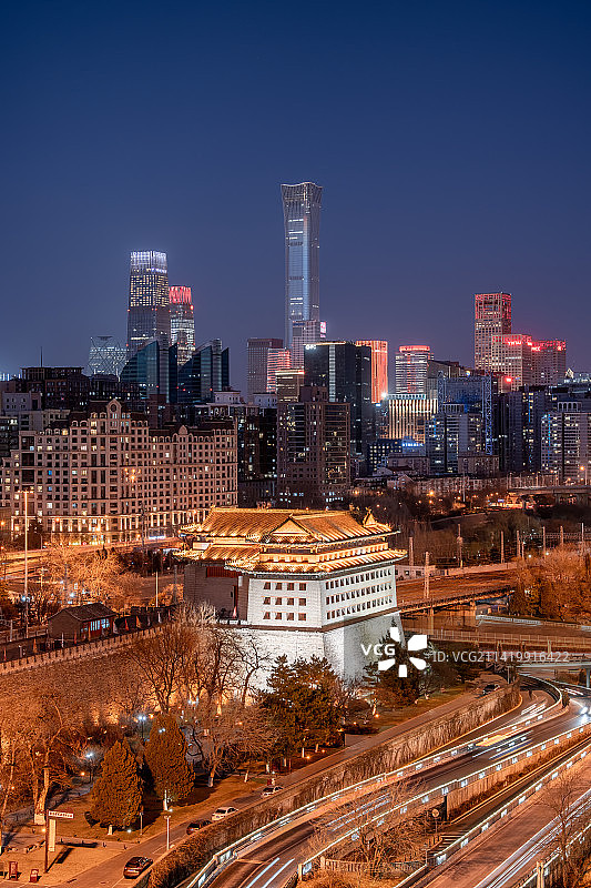 明城墙与CBD图片素材