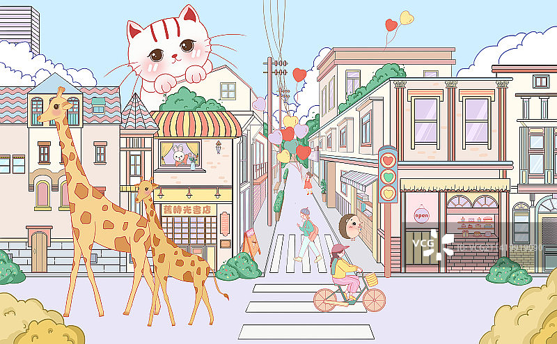 柏拉图式街道图片素材