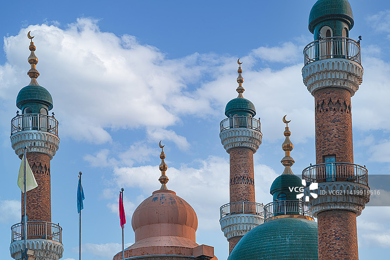 新疆国际大巴扎  伊斯兰建筑 乌鲁木齐图片素材