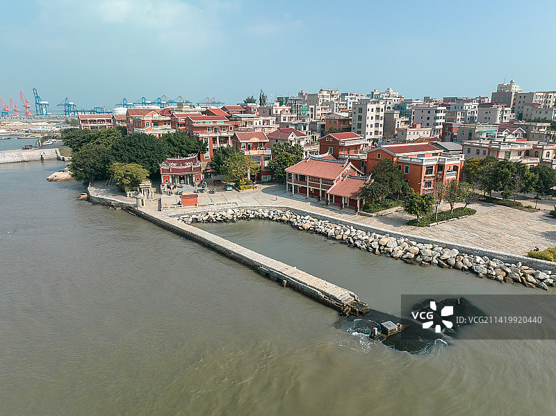 泉州石狮市石湖村林銮渡景区图片素材