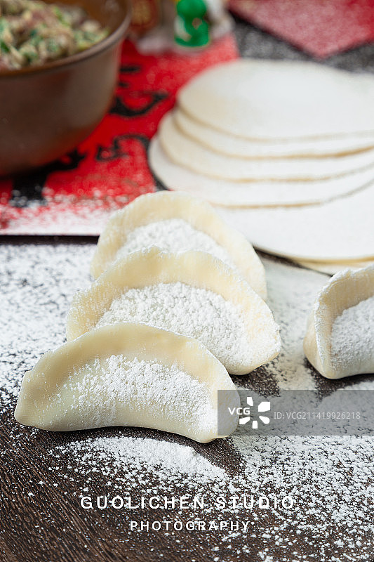 过年了，要吃饺子图片素材