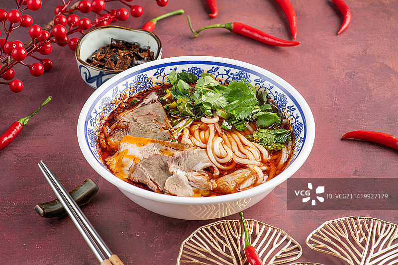 贵州羊肉粉图片素材