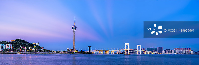 澳门旅游观光塔图片素材