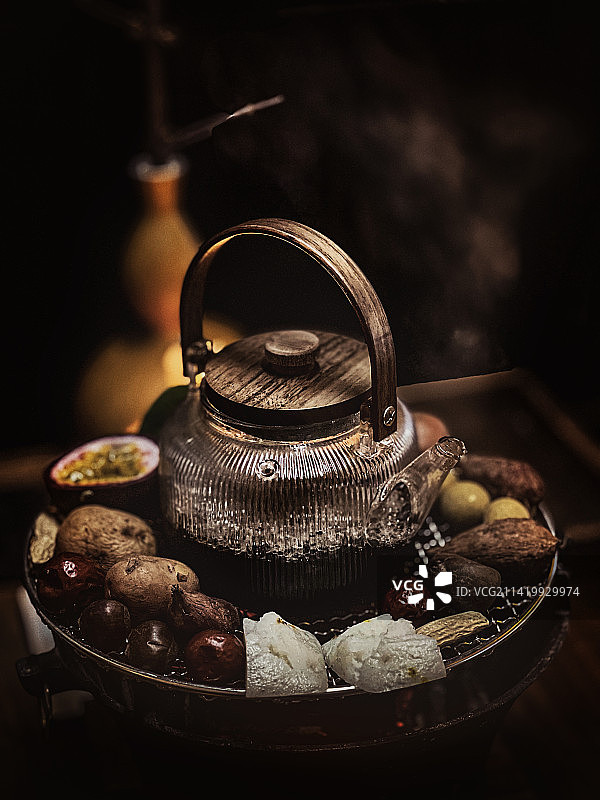 围炉煮茶图片素材