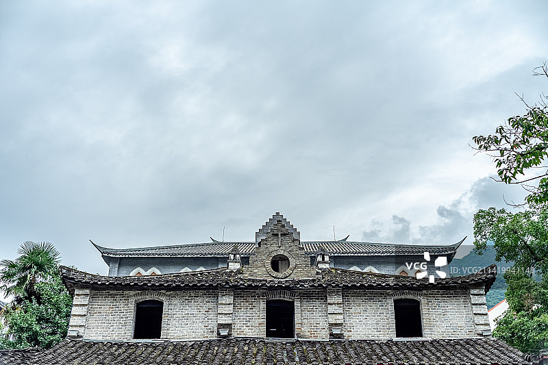 磨西古镇红军长征住所图片素材