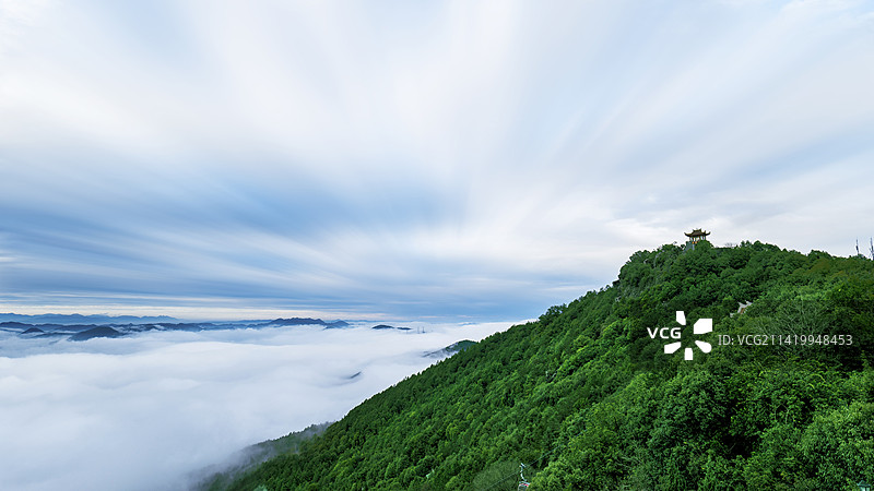泉州仙公山 云海 青山图片素材