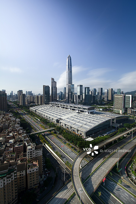深圳的建筑光影图片素材