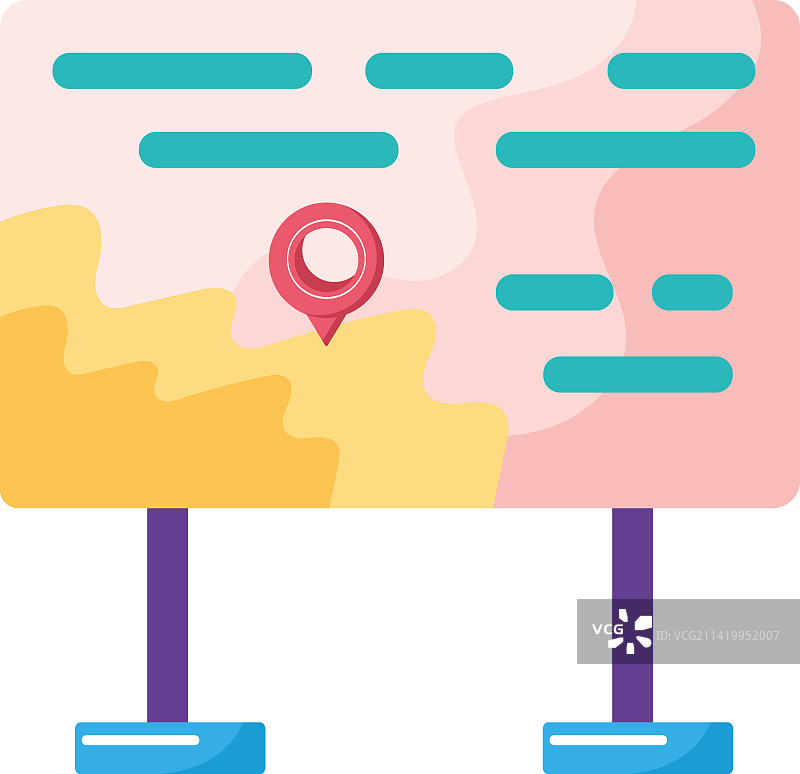 banner中的图钉位置指示器图片素材