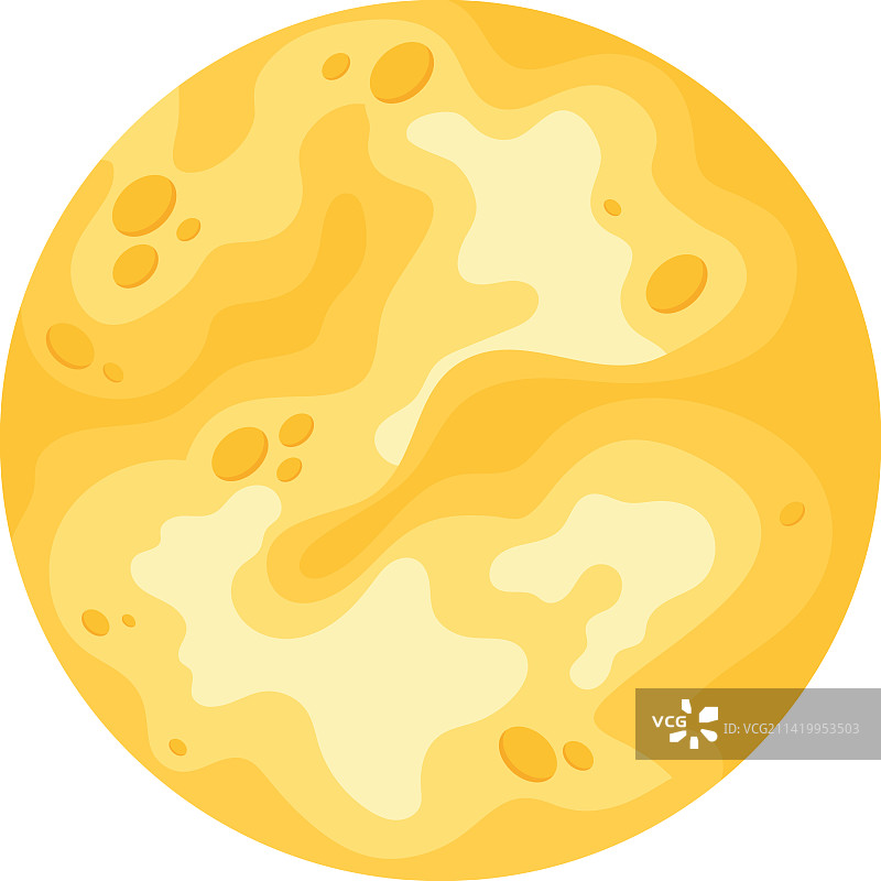 黄色满月图片素材