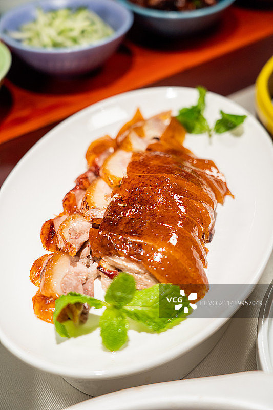 北京特色美食 酥不腻烤鸭 北京烤鸭图片素材