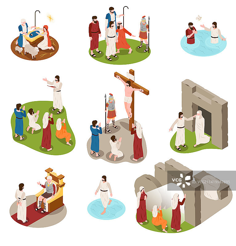 耶稣的人生图片素材