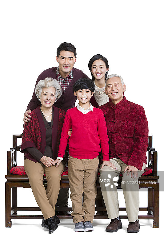 开心的一家人图片素材