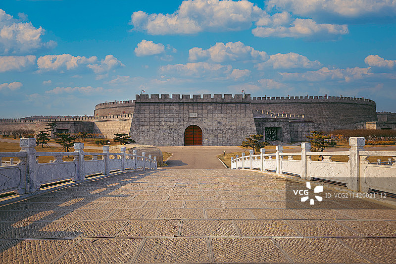 正定古城墙图片素材