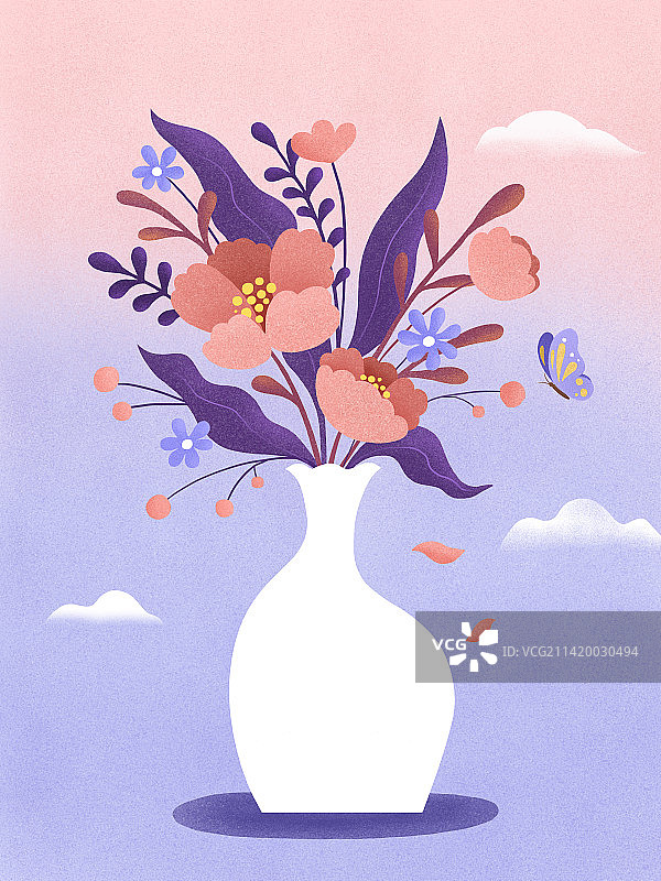 《白色花瓶》图片素材