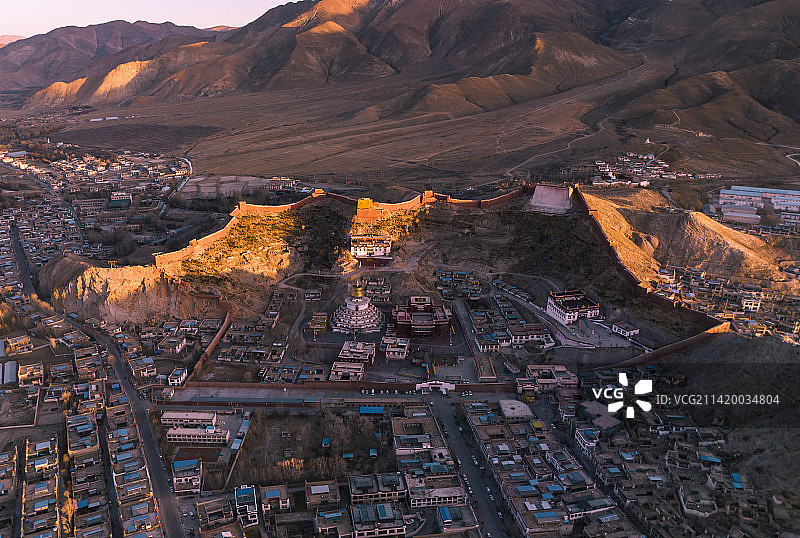 西藏江孜白居寺图片素材