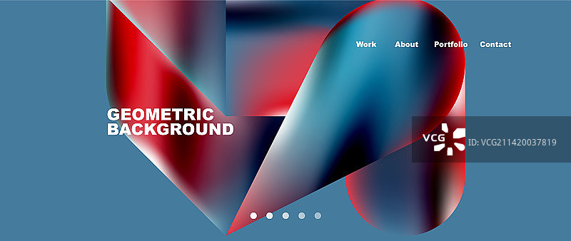 Glassmorphism登陆页面背景模板图片素材