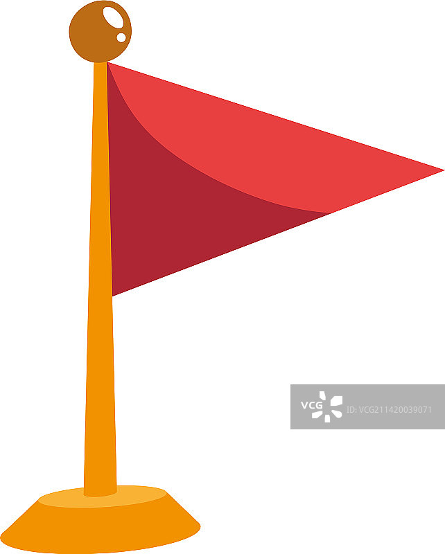 红旗位置图片素材