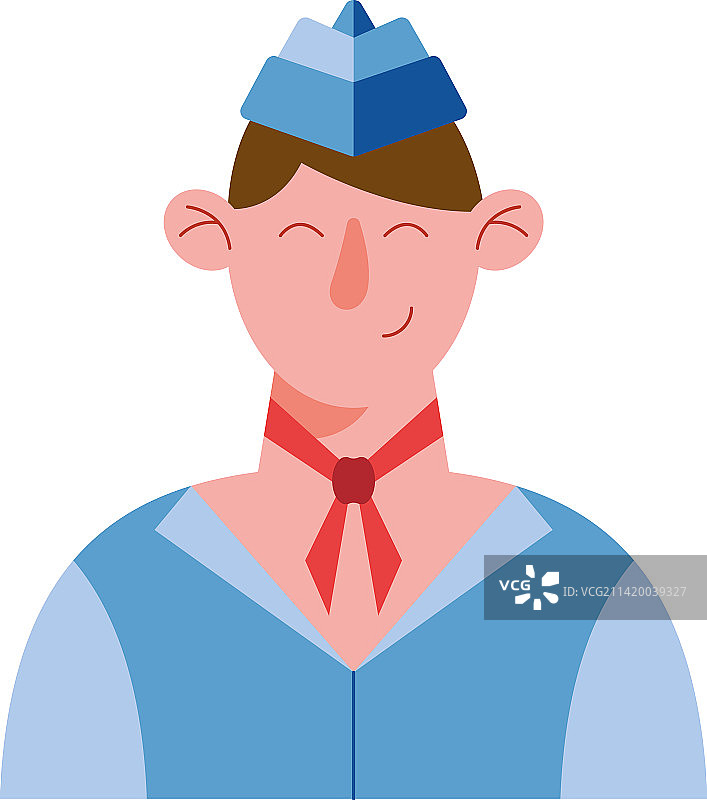 身穿制服的航空公司空姐图片素材