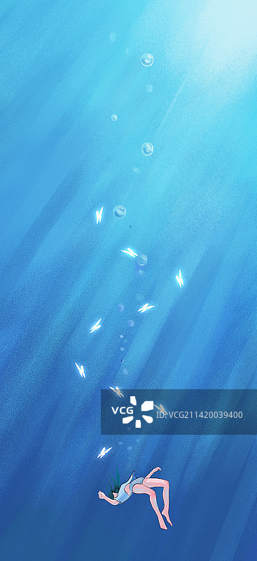 治愈插画图片素材