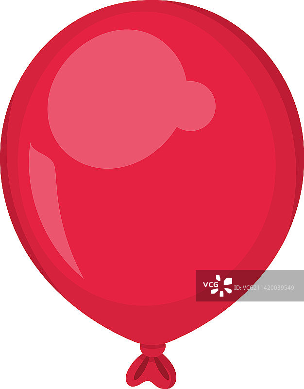 红色氦气球图片素材