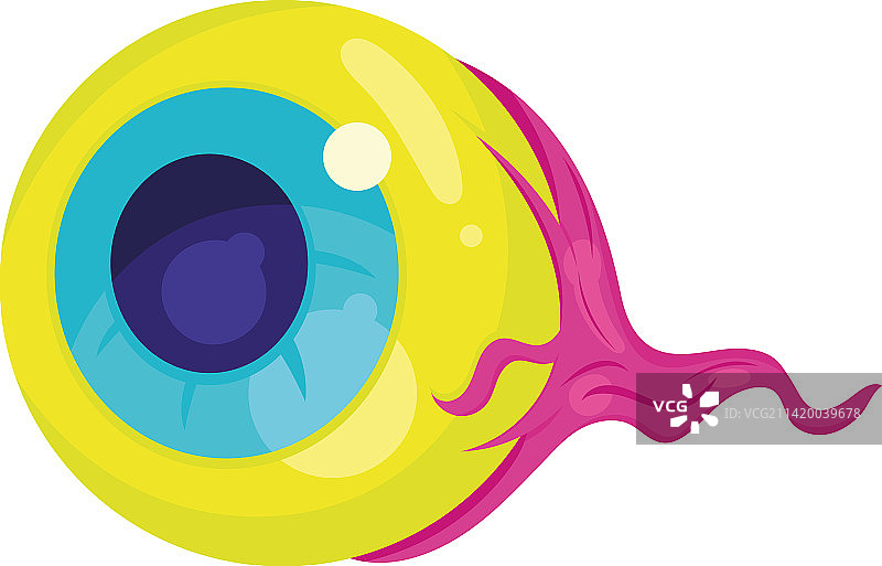 迷幻风格的眼睛器官图片素材