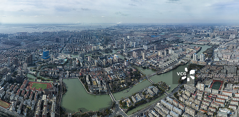 濠河风景区图片素材