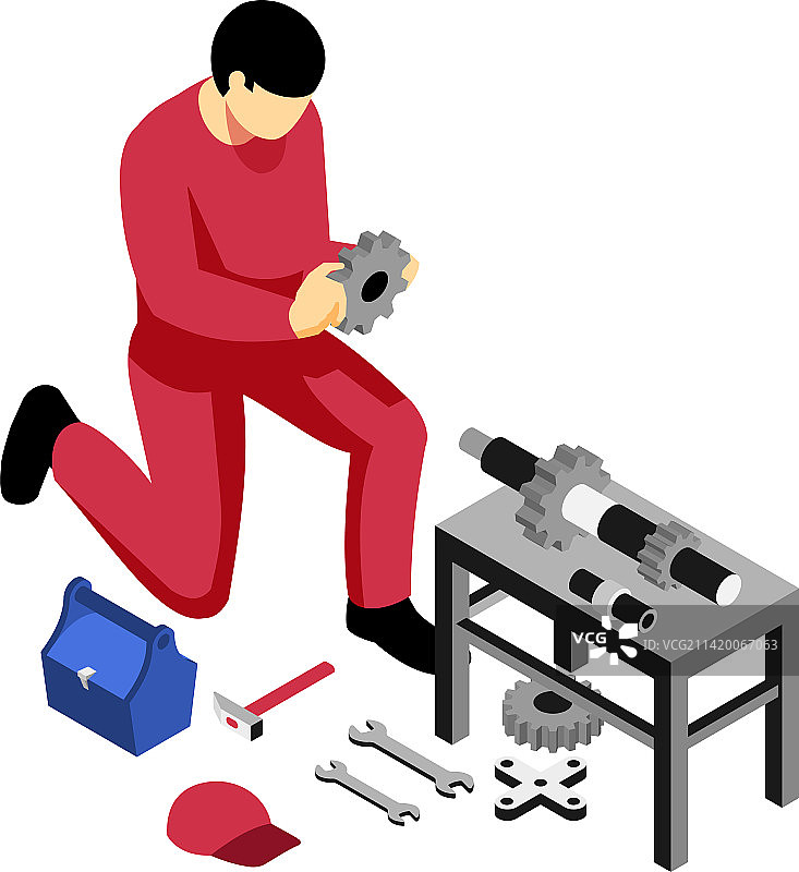 2.5D机械师图片素材