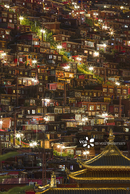 色达佛学院图片素材