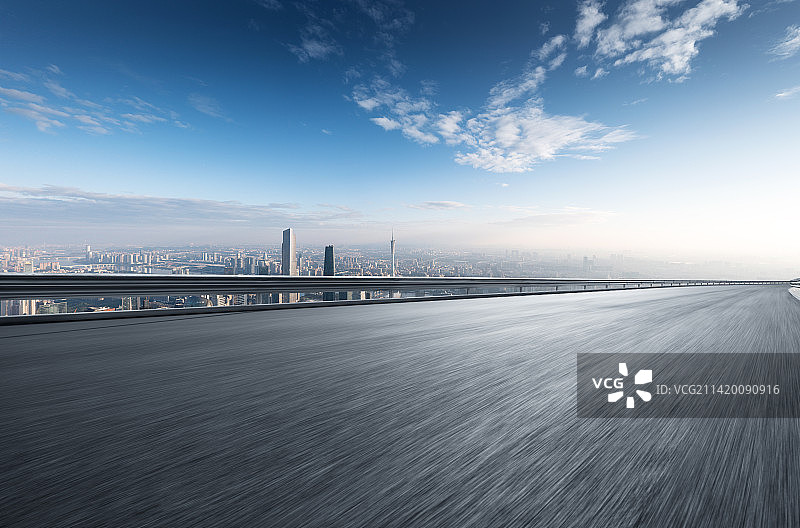 城市天际线地面图片素材