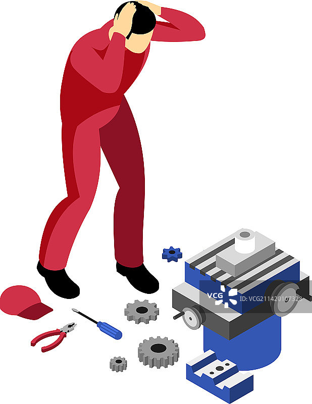 2.5D机械师图片素材