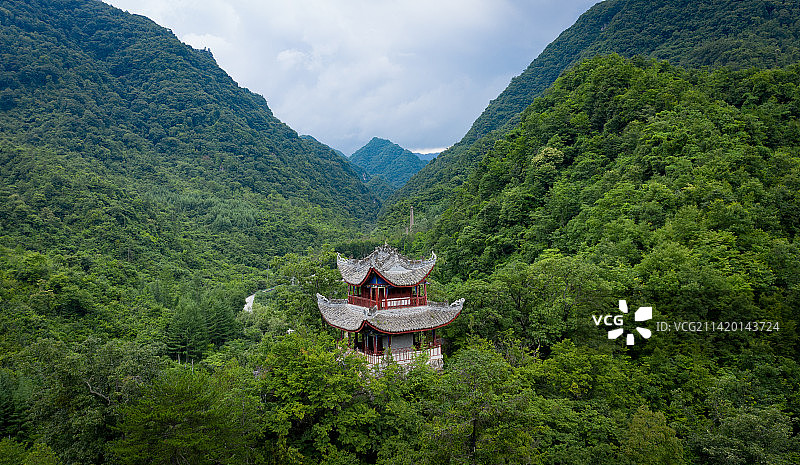 留坝张良庙图片素材