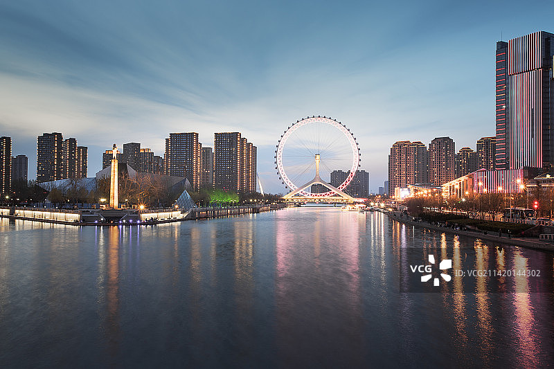 天津城市之眼图片素材